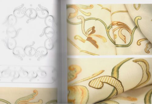 Ricamare in ars canusina: il tralcio con fiori e frutti- manuale pratico teorico 3°volume - immagine 3