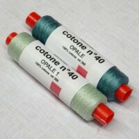 Cotone tombolo n.40, tombolo e disegni, rocchetto mt 300