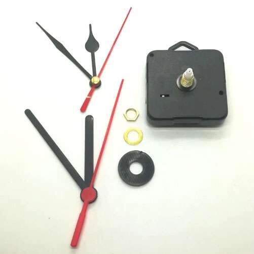 Orologio  ingranaggio + 2 set lancette  altezza 15 mm - immagine 2