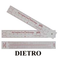 Misuratore  per punto croce completo , cottage mills