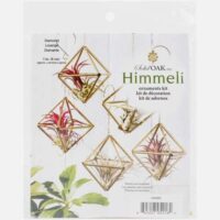 Kit ornament solid oak himmeli diamante, ottone 5 pz