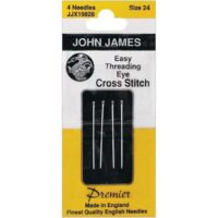 John james easy threading n°24 o 26/infilatura facile per punto croce
