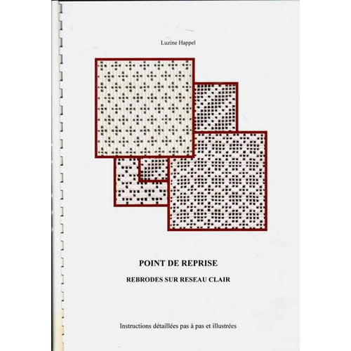 Libro “Openwork Needleweaving Patterns – Retini 3°” di Luzine Happel, rilegato a spirale