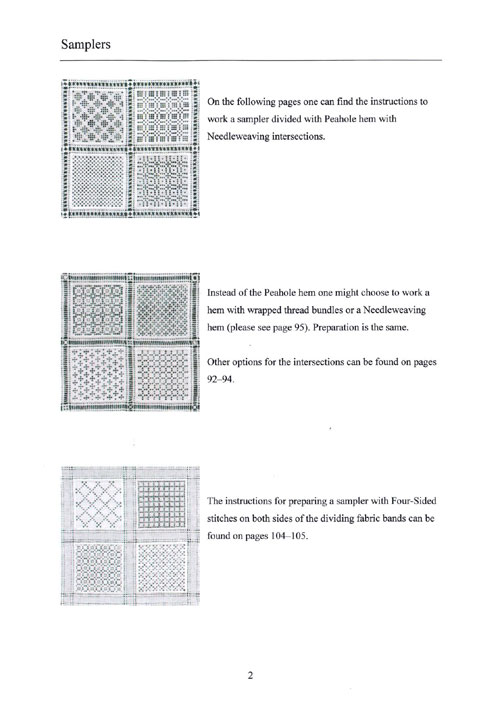 Assia12a Openwork Needleweaving Patterns – Retini 3°, Luzine Happel
