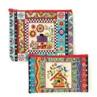 Buste ecologiche, set 2 buste "colorful creatures"