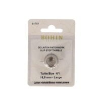 Ditali in ottone nichelato, bohin