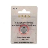 Ditali in silicone con punta in metallo, bohin