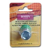 Ditali in silicone con punta in metallo, bohin