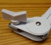Braccio per lampada  in metallo colore bianco - immagine 3