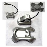 Base magnetica per lampada portatile con pinza