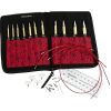 Chiaogoo t-spin bamboo tunisian interchangeables 5.7"/14,5 cm complete (3,5/10 mm)