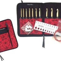 Chiaogoo t-spin bamboo tunisian interchangeables 5.7"/14,5 cm complete (3,5/10 mm)