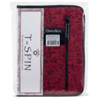Chiaogoo t-spin bamboo tunisian interchangeables 5.7"/14,5 cm complete (3,5/10 mm)
