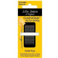 Aghi quilting, gold'nglide n°10-11, 10 aghi  john james asola grande JJEG125