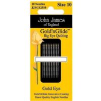 Aghi quilting, gold'nglide n°10-11, 10 aghi  john james asola grande JJEG125