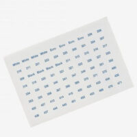 Acr25a 630 etichette autoadesive per farfalline dmc 6103
