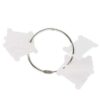 28 farfalline in plastica con anello dmc 6105 - immagine 2