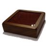 Scatola quadrata in legno cm 20 x 20 x 7,3