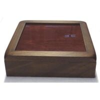 Scatola quadrata in legno cm 25,5 x 25,5