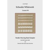Ricamo d'assia: lezione n° 4/needle-weaving band sampler luzine happel