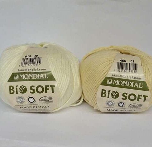 Bio soft grosso mondial gr 100/140mt ecru 466