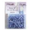 Mill hill size n°8 glass  beads, vetro lucido mm 3 - immagine 2