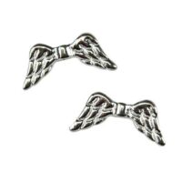 Ali in metallo per angeli, 6 pezzi cm 2  color argento