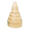 Scatola in balsa rotonda con coperchio, varie misure