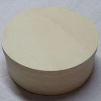 Scatola in balsa rotonda con coperchio, varie misure