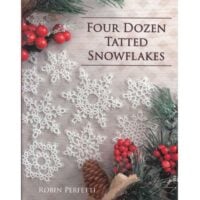 Four dozen tatted snowflakes, robin perfetti