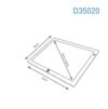 Lavagna luminosa wafer 3 cm 50 x 64 daylight d35020 - immagine 3