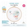 Kit punto croce tuva/dmc: spring days con telaio cm 25