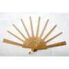 Struttura ventaglio legno, mignon traforato cm 27
