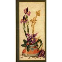 Vaso fiori, solo schema