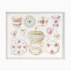 Dmc kit les duos de dmc bon appetit n°6 : faience fleurie cm 45 x 36