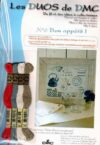 Dmc kit les duos de dmc bon appetit n°6 : vaisselle de campagne cm 45 x 36 - immagine 2