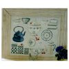 Dmc kit les duos de dmc bon appetit n°6 : vaisselle de campagne cm 45 x 36