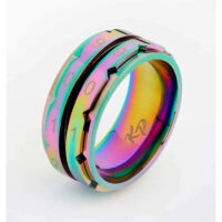 Accm337d Anello contagiri / Rainbow Row Counter Ring - Knit Pro