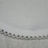 Bavagliolo baby tondo tutto aida, bianco cm  18x18 - immagine 2