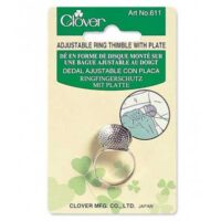 Ditale da palmo per sashiko regolabile clover 611
