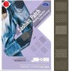 Kit sashiko patch, 6 basi disegnate blu  + ago + ditale+filo - immagine 2