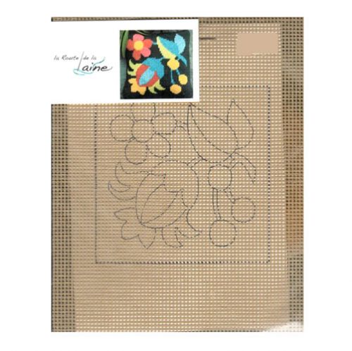 JOLLY/Ananas la route de la laine  disegno mezzopunto