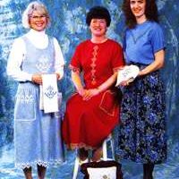 Classic clothing in hardanger embroidery, linda abel