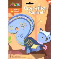Riba17 Kit punto croce scoiattolo + 5 anni