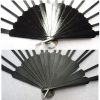 Struttura ventaglio in legno colore nero, eco cm 43 - immagine 3