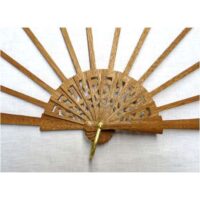 Struttura ventaglio legno, traforo  cm 37,5