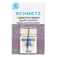 Aghi macchina schmetz, wing 100 hemstitch/orli a giorno