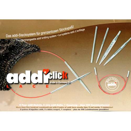 ADDI CLICK 8 LACE, KIT FERRI CIRCOLARI 8 PUNTE CORTE