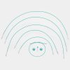 The mindful teal cable /cavi per punte intercambiabili knit pro - immagine 3