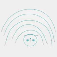 The mindful teal cable /cavi per punte intercambiabili knit pro